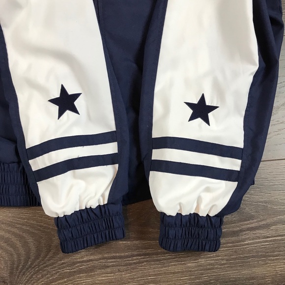 Ellesse Women’s Vintage 2000’s Navy Blue Full Zip Windbreaker Hooded Jacket Sz S - Picture 4 of 10